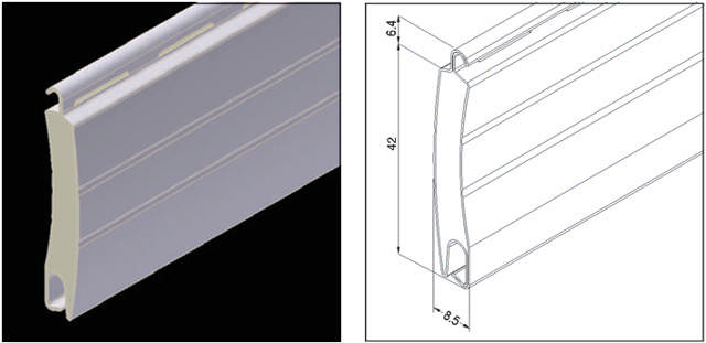 CWP 42mm Profile Double Line - Perforated