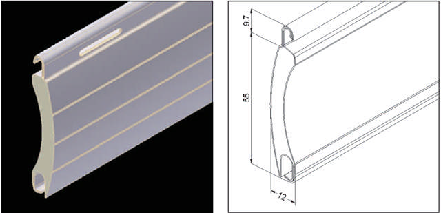 CWP 55mm Profile - Perforated 