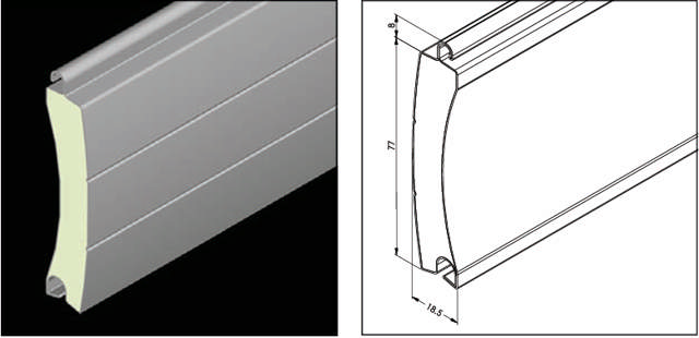 CWP 77mm Profile - Unperforated
